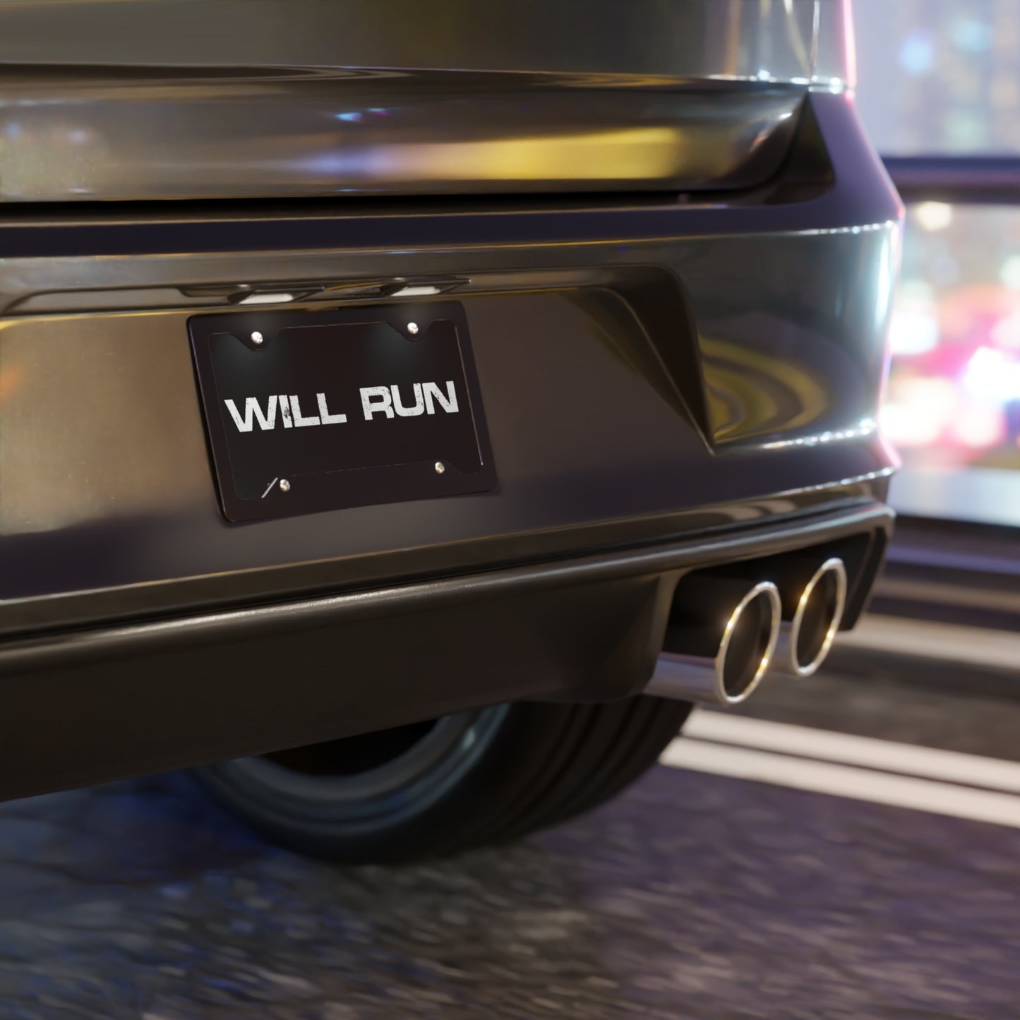 Will Run Plate