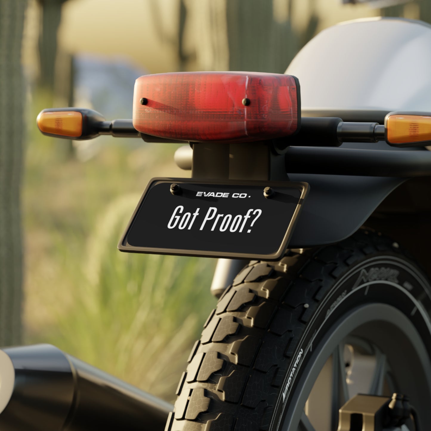 Got Proof? Bike Plate