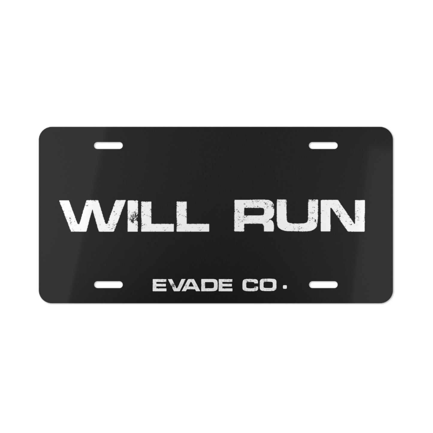 Will Run Plate